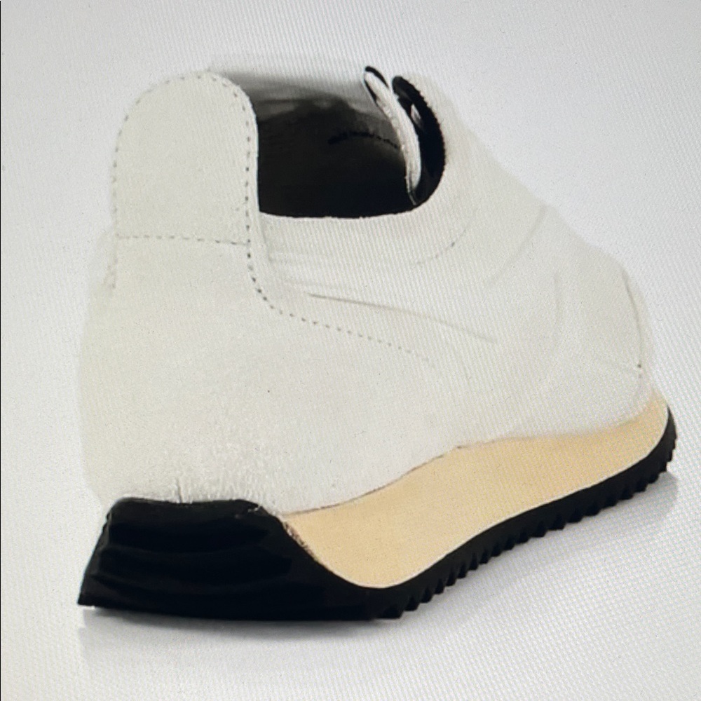 Rag & Bone Retro Runner ivory suede nylon  Sneakers - Picture 3 of 11
